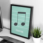 Eighth Note Print | Music Theory Poster, thumbnail 9 of 11
