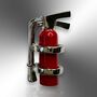 Tiny 2cm Fire Extinguisher Tie Lapel Pin Badge, Secret Santa Gift For Fireman, Firewoman Or Health And Safety Executive, thumbnail 3 of 8