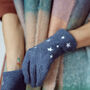 Embroidered Stars Ladies Gloves, thumbnail 4 of 12
