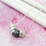 Contemporary Personalised Scroll Necklace, thumbnail 4 of 11