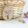 Personalised Happy Easter Decoration Tag, thumbnail 1 of 4