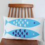 Scandi Fish Cushion, thumbnail 1 of 2