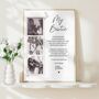 My Bestie Poem Photo Print, Best Friend Print, Birthday Photo Gift For Her, thumbnail 1 of 2