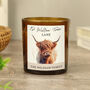 Personalised Highland Cow Candle For New Home, thumbnail 1 of 2