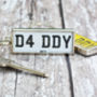 Personalised Car Number Plate Keyring, thumbnail 4 of 6