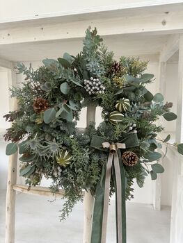 Luxury Fresh Christmas Wreath, 4 of 5