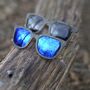 Driskills Sunglasses Slate Frame And Blue Lens, thumbnail 2 of 12