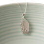 Flower Mother Of Pearl Sterling Silver Pendant, thumbnail 1 of 12