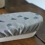 Bee Oval Linen Banneton/Bowl Cover, thumbnail 5 of 5