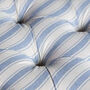 Saskia Blue Ticking Stripe Ottoman, thumbnail 4 of 4