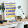 Leeds United 'We Love You' Song Print Poster, thumbnail 2 of 3