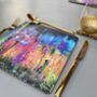 Colourful Abstract Woods Placemats X Two, thumbnail 3 of 9