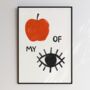 Apple Of My Eye Print, thumbnail 2 of 5