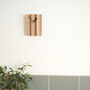 Striped Wood Clock For Wall Or Free Standing, thumbnail 5 of 6