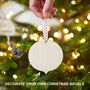 Decorate Your Own Christmas Bauble Set Of Sixteen, thumbnail 3 of 6