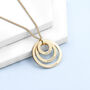 Personalised Rings Of Love Necklace, thumbnail 6 of 10