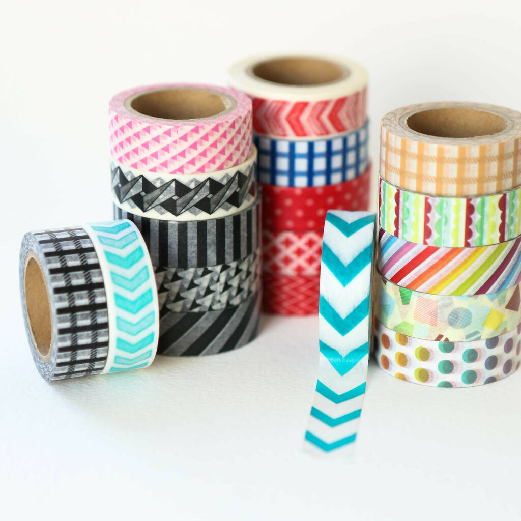 Geometric Washi Tape By Berylune | notonthehighstreet.com