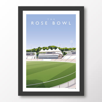 The Rose Bowl Hampshire Cricket Poster, 7 of 7
