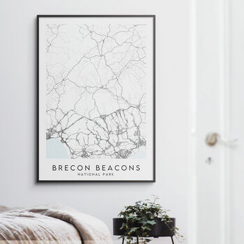 Brecon Beacons National Park Map Print, 2 of 4