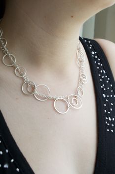 Handmade Silver Ring And Chain Heirloom Necklace, 4 of 7