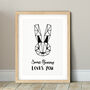 Some Bunny Loves You Print, thumbnail 1 of 4