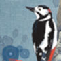 Greater Spotted Woodpecker Greetings Card, thumbnail 2 of 2