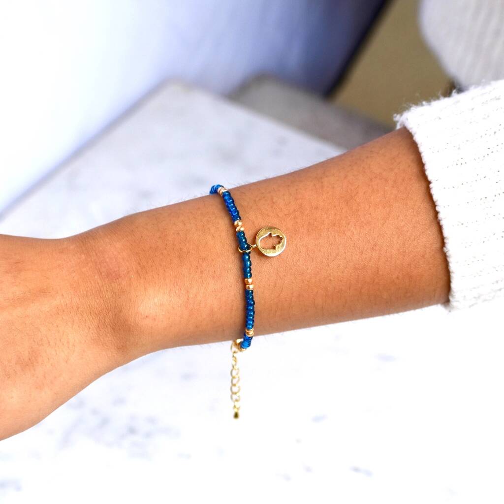 Hamsa Charm Bracelets By Jiya Jewellery