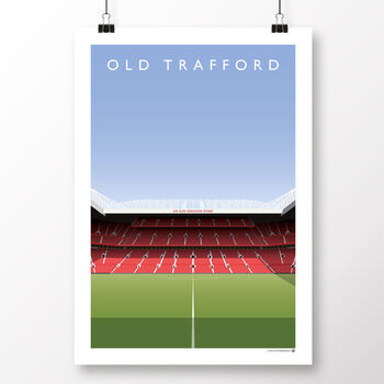 Manchester United Old Trafford Sir Alex Ferguson Poster, 2 of 8