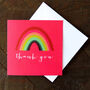 Rainbow Thank You Card, thumbnail 5 of 5