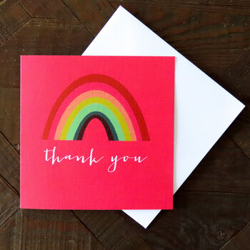 Rainbow Thank You Card, 5 of 5