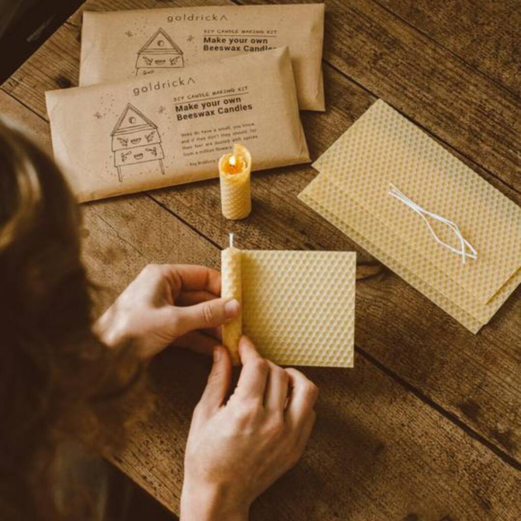 Beeswax Candle Making Kit By Grey Star Interiors