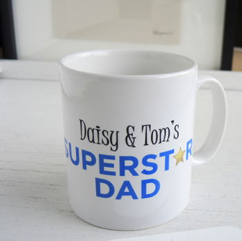 Personalised Superstar Daddy Mug, 8 of 9
