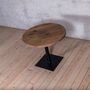 Bistro Ash Solid Wood Round Dining Table, thumbnail 3 of 5