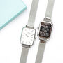 Ladies Personalised Silver Watch – Architēct Lille, thumbnail 4 of 7