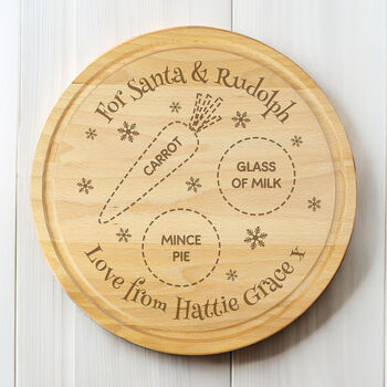 Personalised Christmas Eve Mince Pie Board, 4 of 5