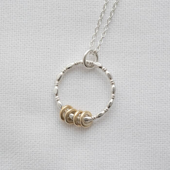 40th Gold And Silver Birthday Necklace, 5 of 10