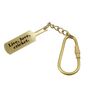 Personalized Brass Cricket Bat Keyring, thumbnail 8 of 9