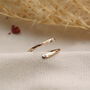 Gold Adjustable Wrap Hug Ring With Personalised Initials, thumbnail 6 of 9