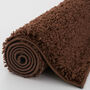 The Rugs Plain Brown Shaggy Rug, thumbnail 11 of 12