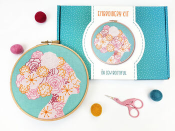 She Blooms Embroidery Kit, 5 of 8