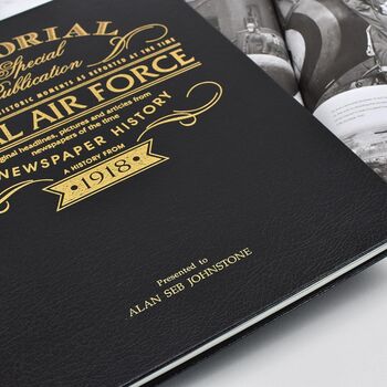 Raf Royal Air Force Personalised Deluxe History Book, 4 of 7