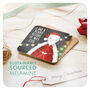 Funny Christmas Gift Coaster Secret Santa Beard Hipster, thumbnail 3 of 5