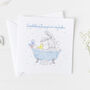 New Baby Card For Boys, Christening Card Boys ..V2a5, thumbnail 1 of 6