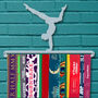 'Male Gymnast Medal Hanger Holder Wall Display, thumbnail 1 of 4