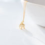 Gold Plated Elephant Necklace, thumbnail 6 of 8