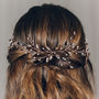 Swarovski Crystal And Pearl Wedding Hair Vine Lily, thumbnail 5 of 11