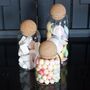 Set Of Three Cork Ball Storage Jars With Labels, thumbnail 5 of 5