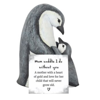 Mothers Day Gifts Mum And Child Penguin Ornament, 4 of 6