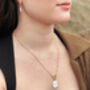 Pearl Lustre Anchor Necklace, thumbnail 6 of 6