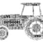 Tractor Personalised Print, thumbnail 2 of 2